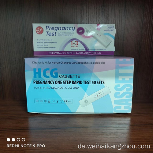 Schnelle HCG -Testkassette für Frauen